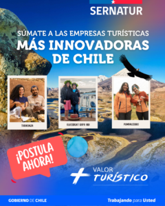 Sernatur abre postulaciones para una nueva versión del concurso Más Valor Turístico