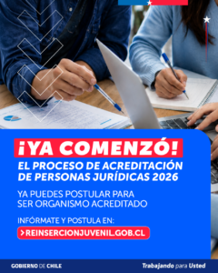 Reinserción Juvenil inicia proceso de acreditación para ejecución de programas de medio libre