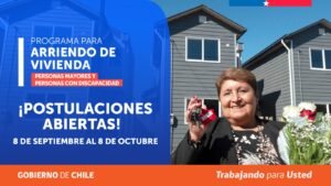 Minvu anuncia la apertura del llamado de 2026 al Subsidio de Arriendo para Personas Mayores y Personas con Discapacidad